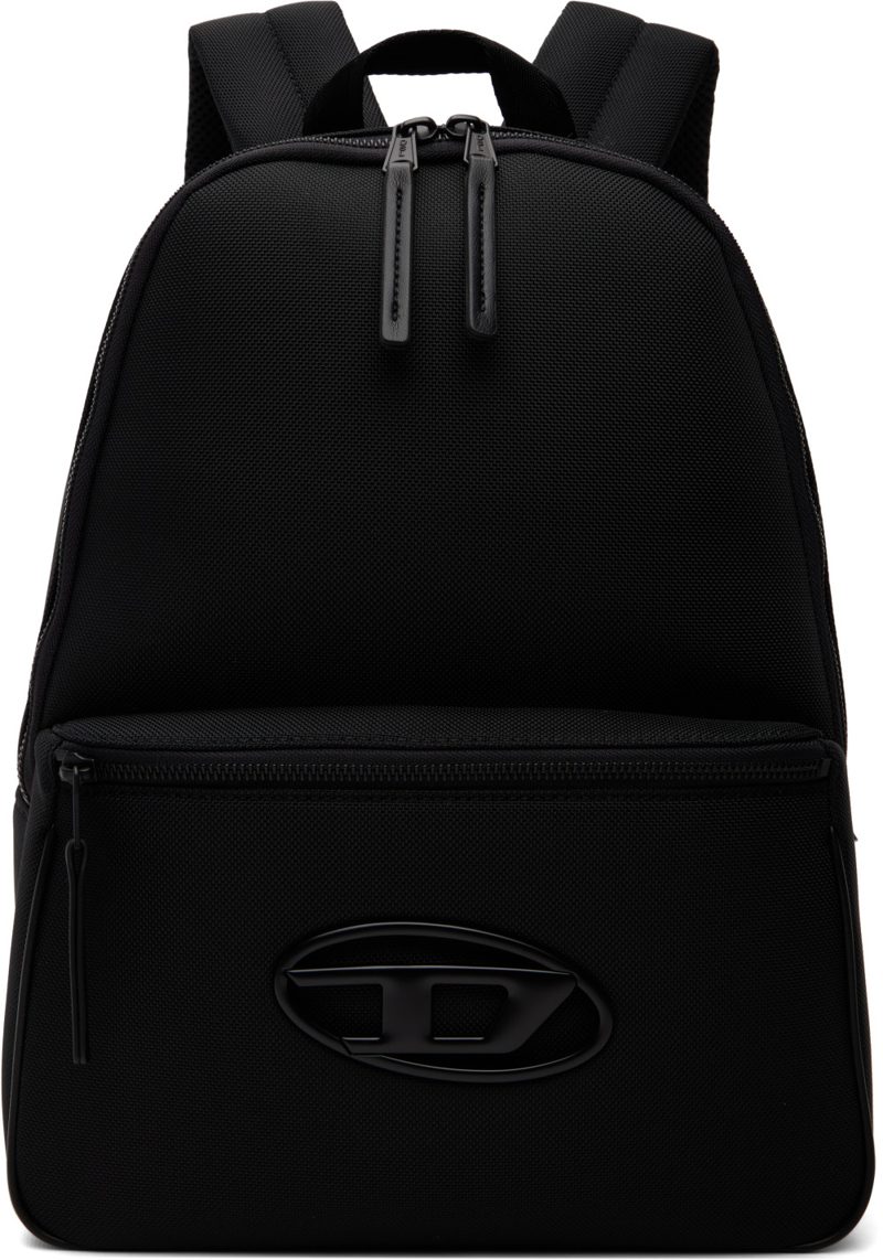 Black Holi-D Nylon Oval D Logo Backpack 262001M166000