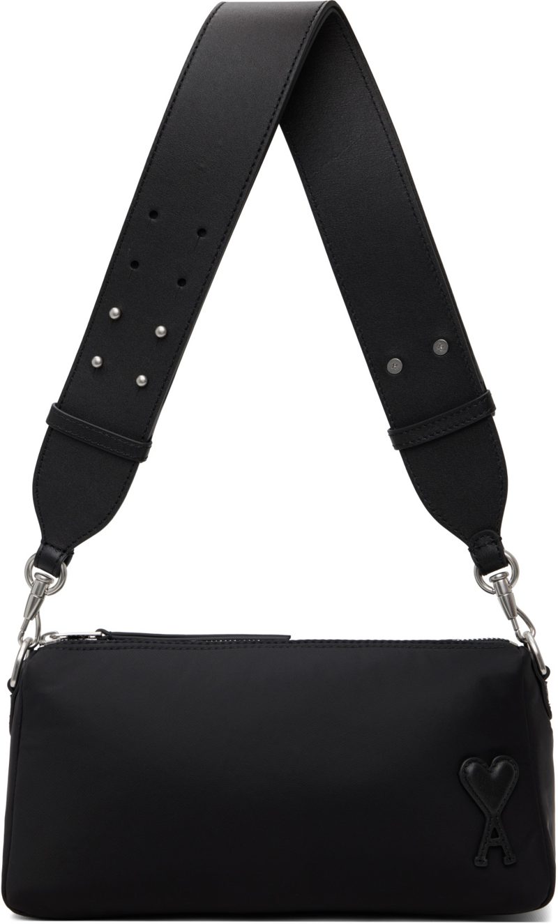 Black Nylon Marcel Bag 262482M170002