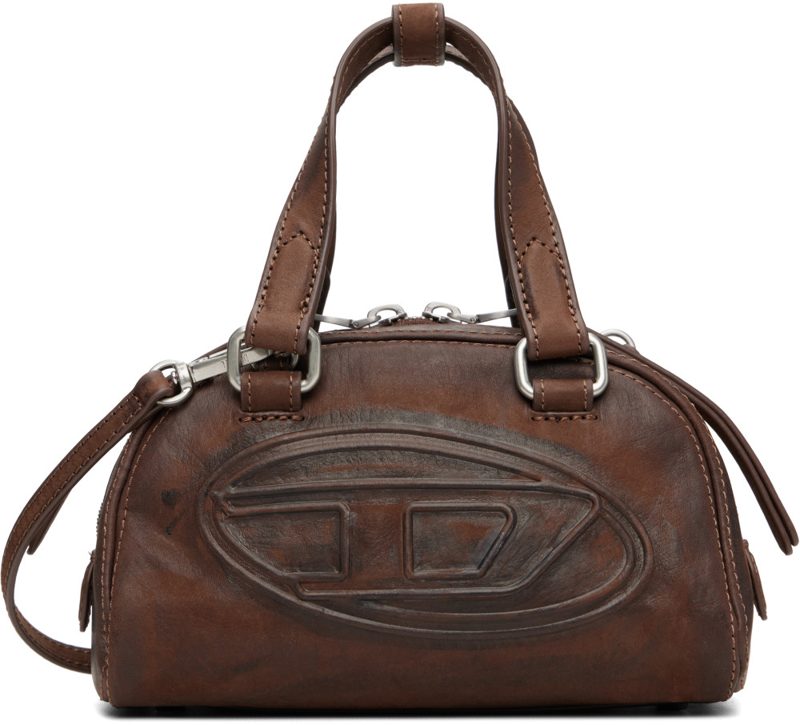 Brown 1DR Dome Soft Crossbody Bag 262001M170010
