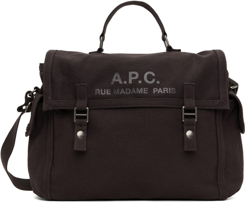 Brown Recuperation Messenger Bag 262252M170033