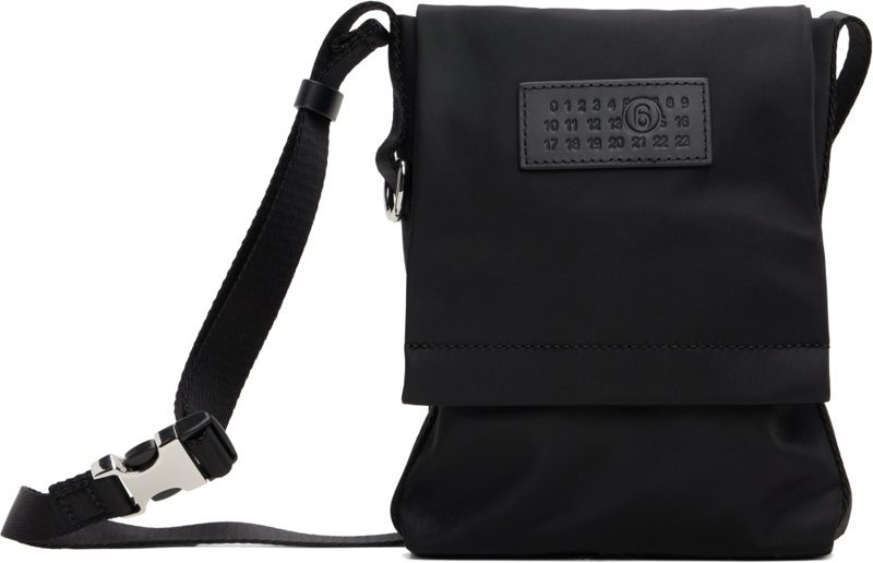 Black Small Nylon Crossbody Bag 262188M170004