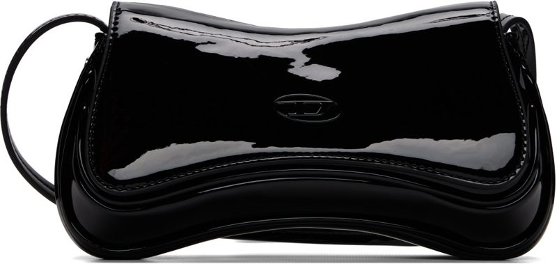 Black Play Glossy Small Crossbody Bag 262001F048009