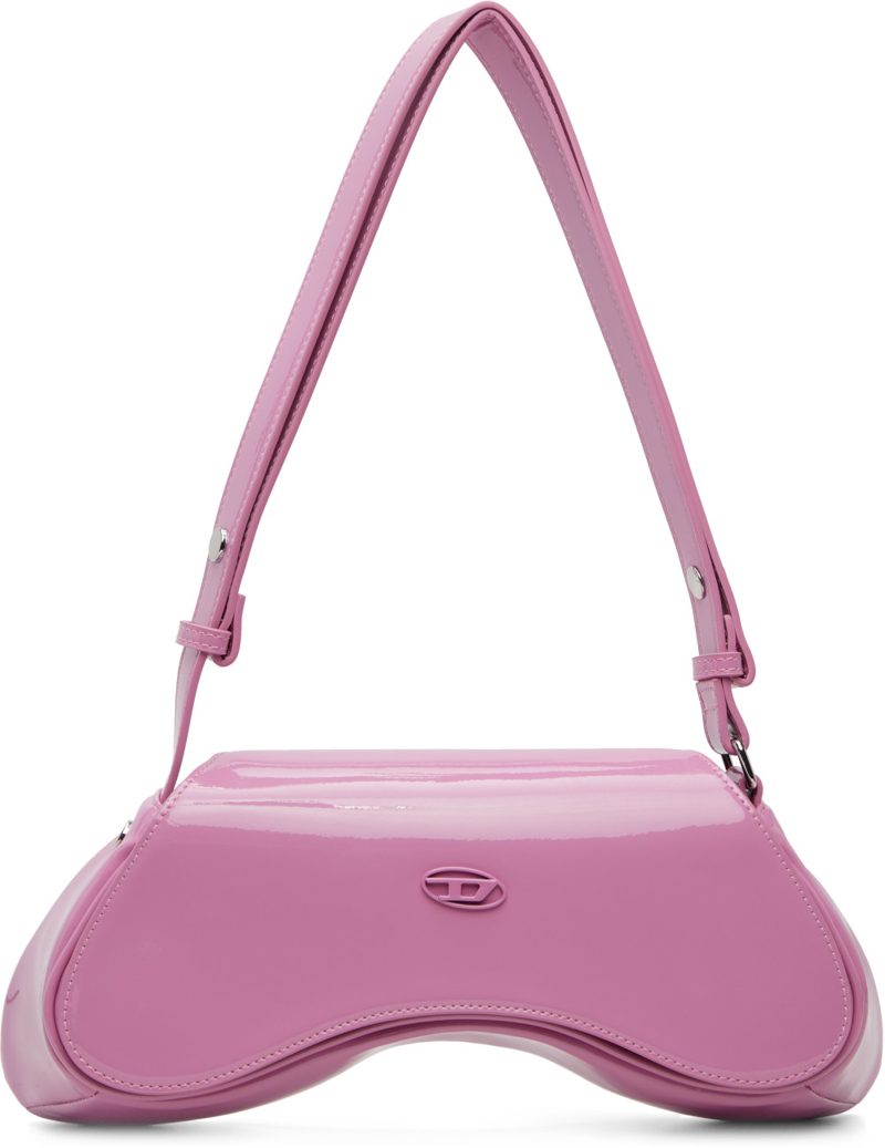 Pink Play Glossy Crossbody Bag 262001F048016