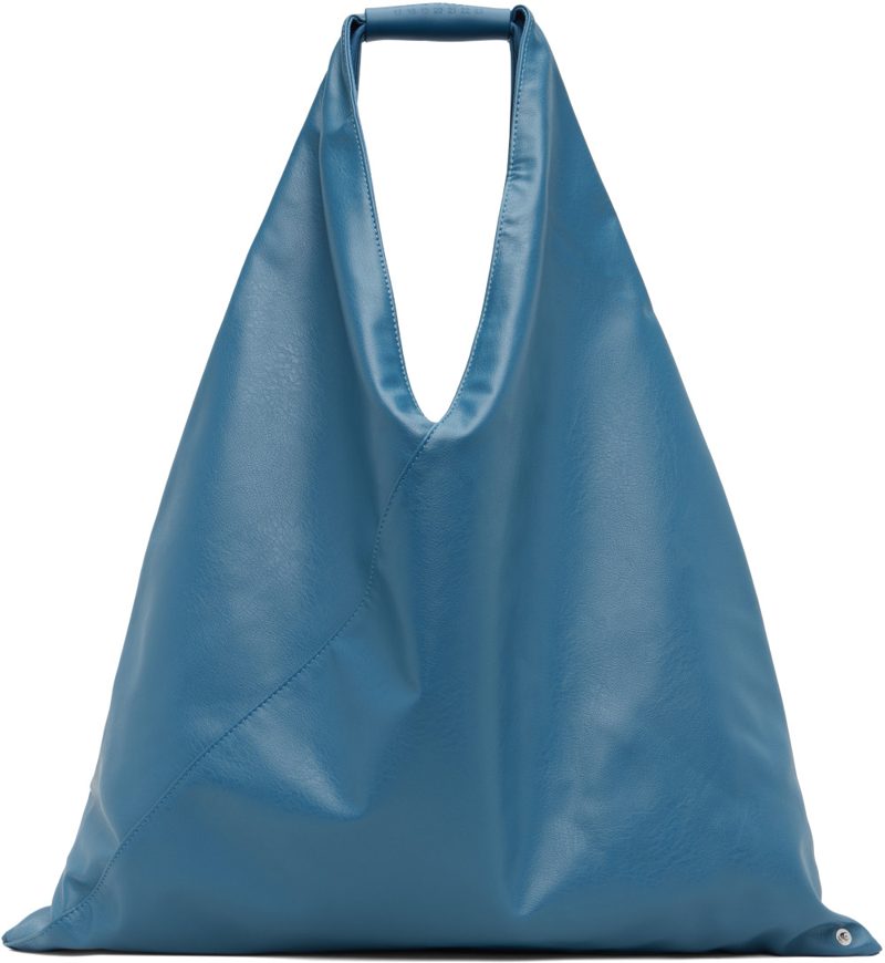Blue Classic Medium Triangle Tote 262188F049009