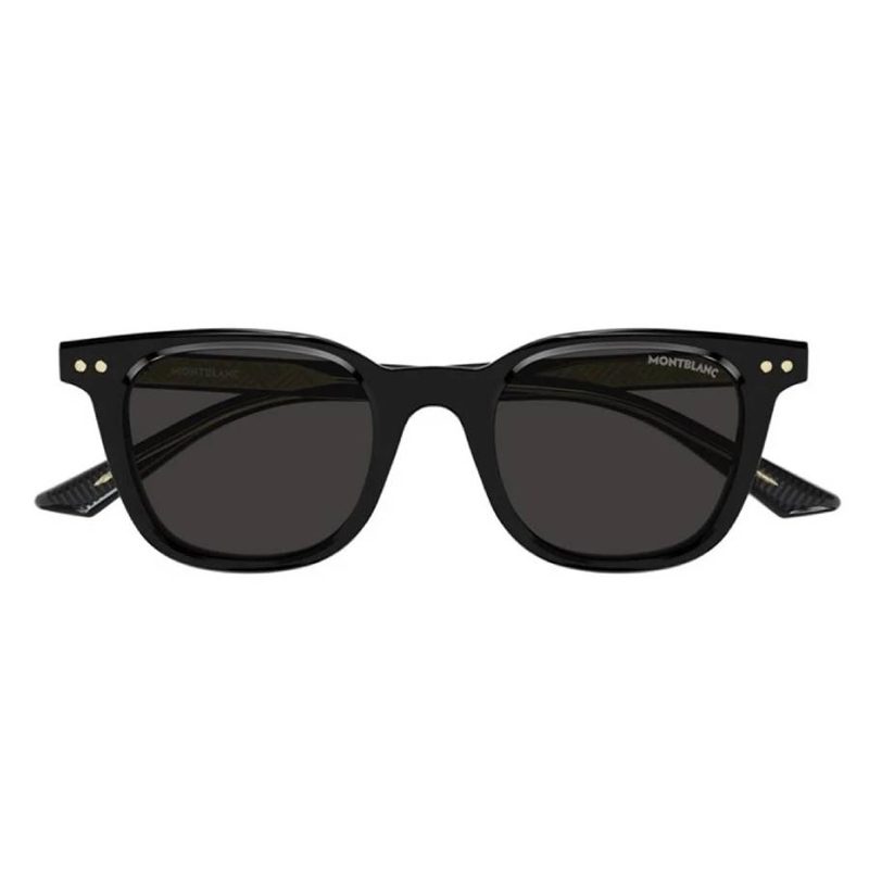 Montblanc Grey Square Mens Sunglasses MB0320S 001 49_Black