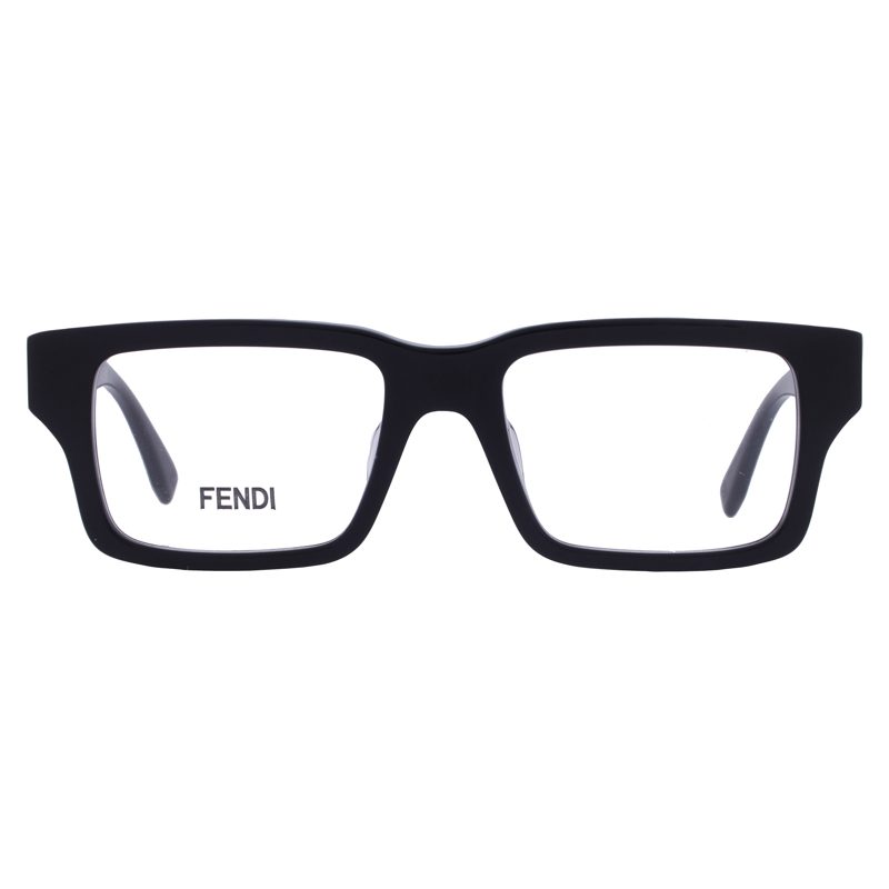 Demo Rectangular Mens Eyeglasses FE50114F 001 53