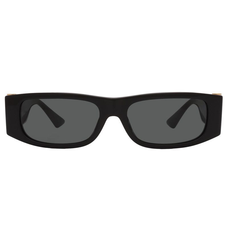 Dark Grey Rectangular Mens Sunglasses VE4476U GB1/87 55_Black