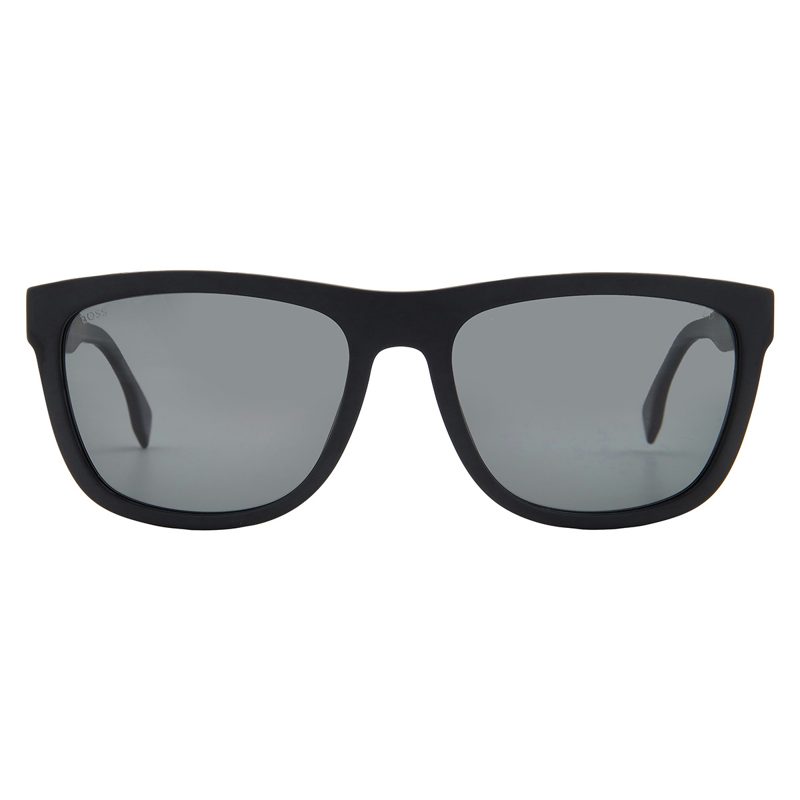 Hugo [보스] Polarized Grey Square Mens Sunglasses [보스] 1439/S 0003/M9 58