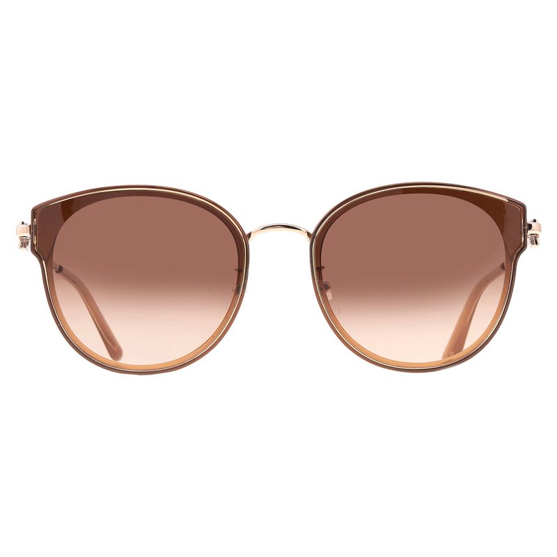 Brown Gradient Oval Unisex Sunglasses SF255SK 252 62