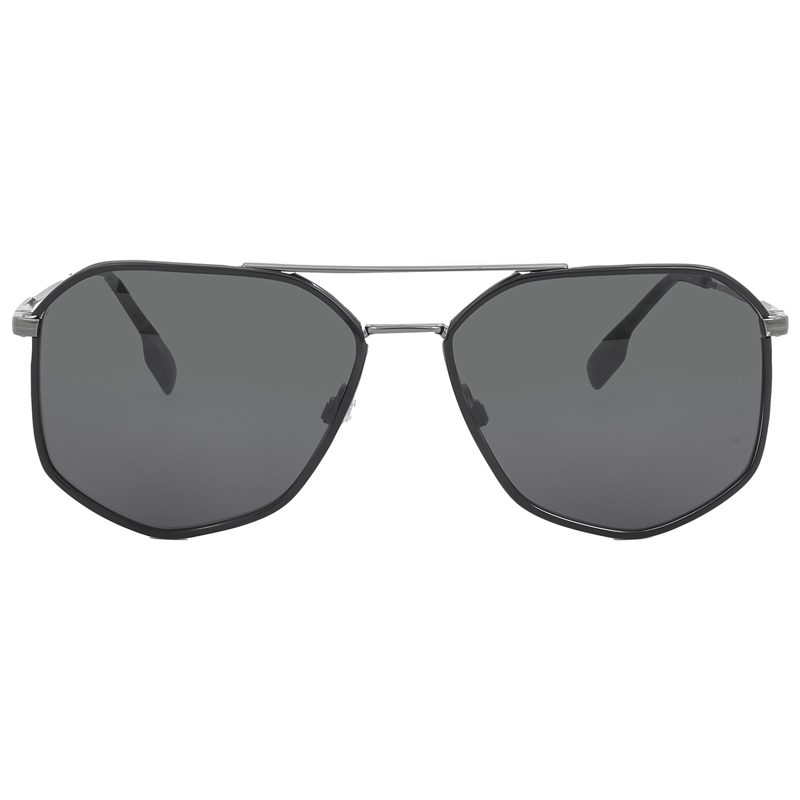Ozwald Dark Grey Geometric Mens Sunglasses BE3139 114487 58
