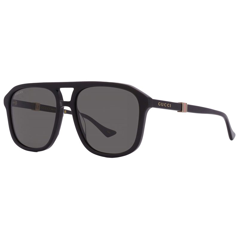 Grey Navigator Mens Sunglasses GG1494S 001 57_Black
