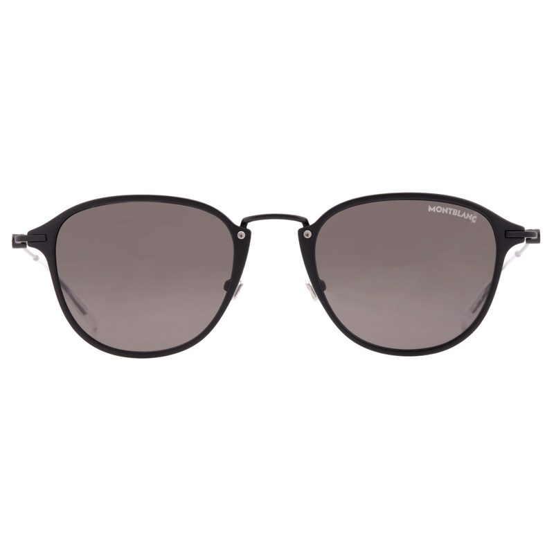 Montblanc Grey Square Mens Sunglasses MB0155S 009 51
