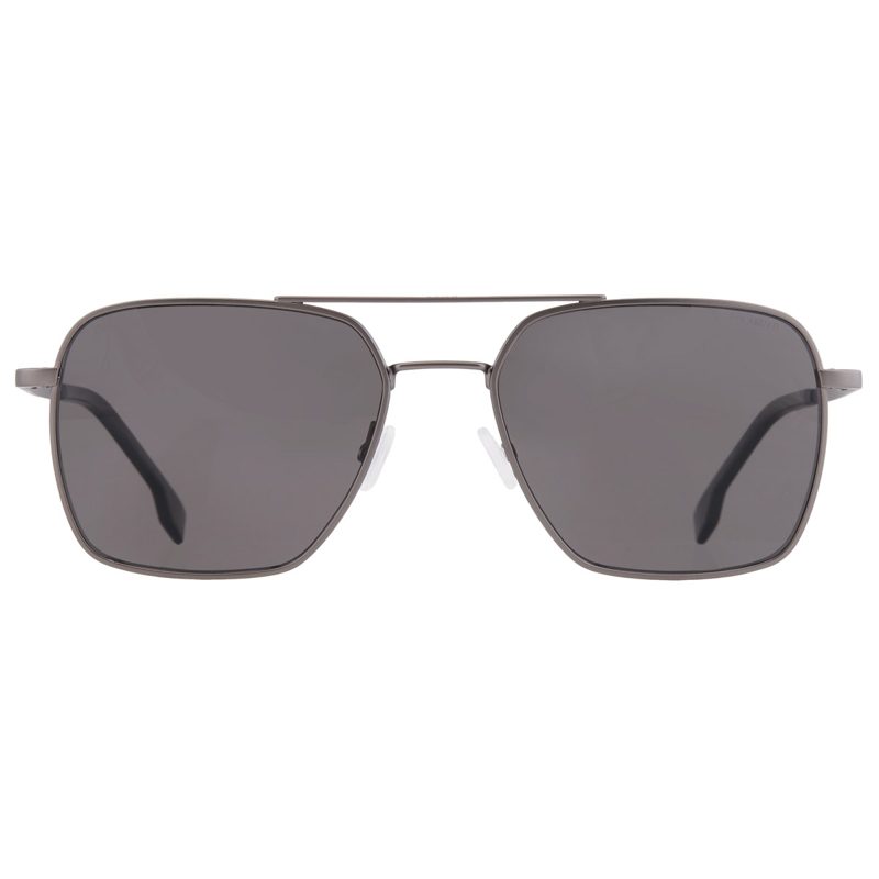 Hugo [보스] Polarized Grey Navigator Mens Sunglasses [보스] 1414 / O / S 0R80 / M9 57