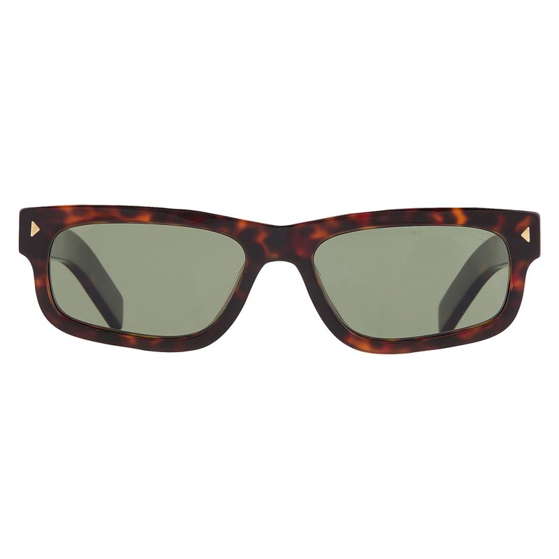 Polarized Green Rectangular Mens Sunglasses PR B11S 17N20G 55