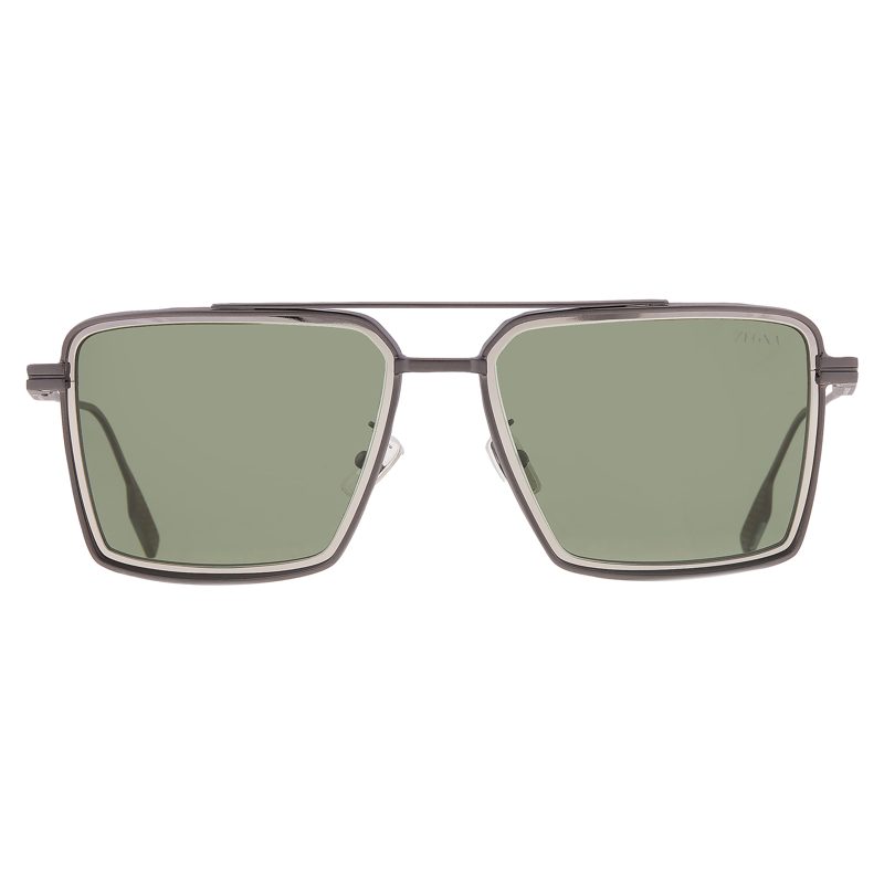 Polarized Green Navigator Mens Sunglasses EZ0257 09R 56