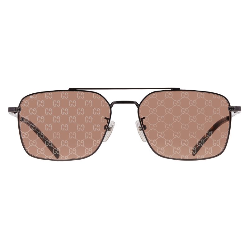 Brown Logo Navigator Mens Sunglasses GG1957SA 005 58