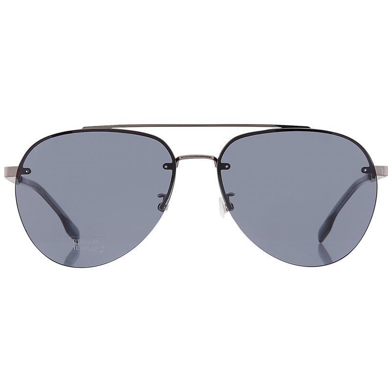 Hugo [보스] Grey Pilot Mens Sunglasses [보스] 1537 / F / SK 06LB / IR 62