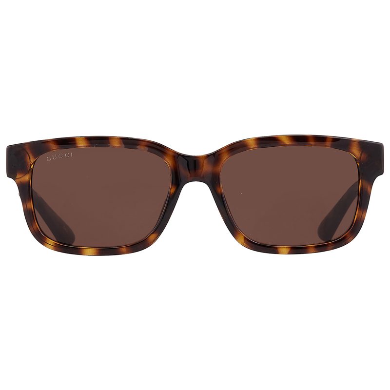 Brown Rectangular Mens Sunglasses GG1583S 002 56