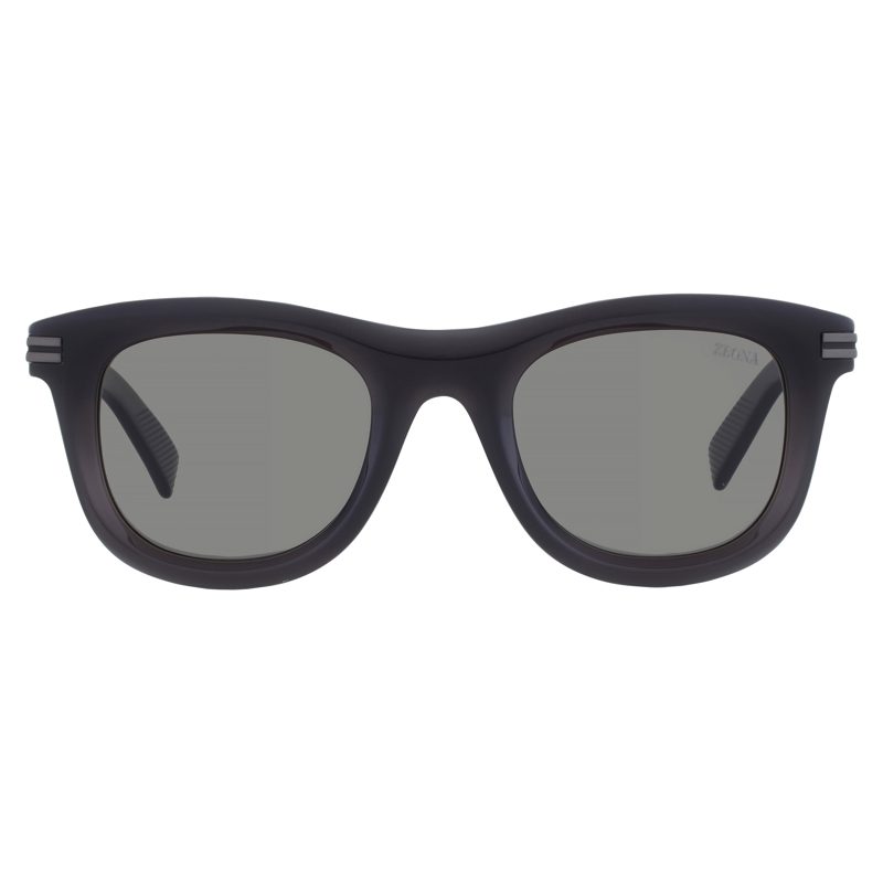 Polarized Smoke Square Mens Sunglasses EZ0269 20D 50