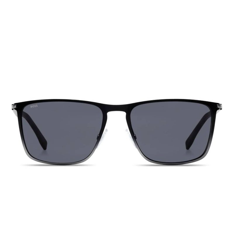 Hugo [보스] Grey Gradient Square Mens Sunglasses [보스] 1004 / S / IT 0O6W / IR 56