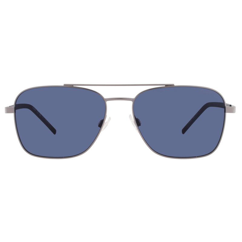 Hugo [보스] Blue Rectangular Mens Sunglasses HG 1269/S 0R81/KU 57