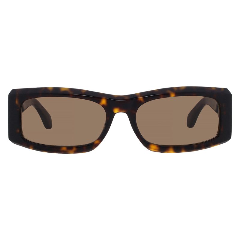 Salvatore Brown Rectangular Mens Sunglasses SF2012S 242 57