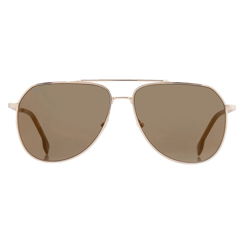 Hugo [보스] Gold Antireflex Pilot Mens Sunglasses [보스] 1447 / O / S 0J5G / WM 61
