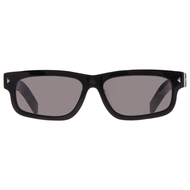 Grey Rectangular Mens Sunglasses PR B11SF 16K731 57
