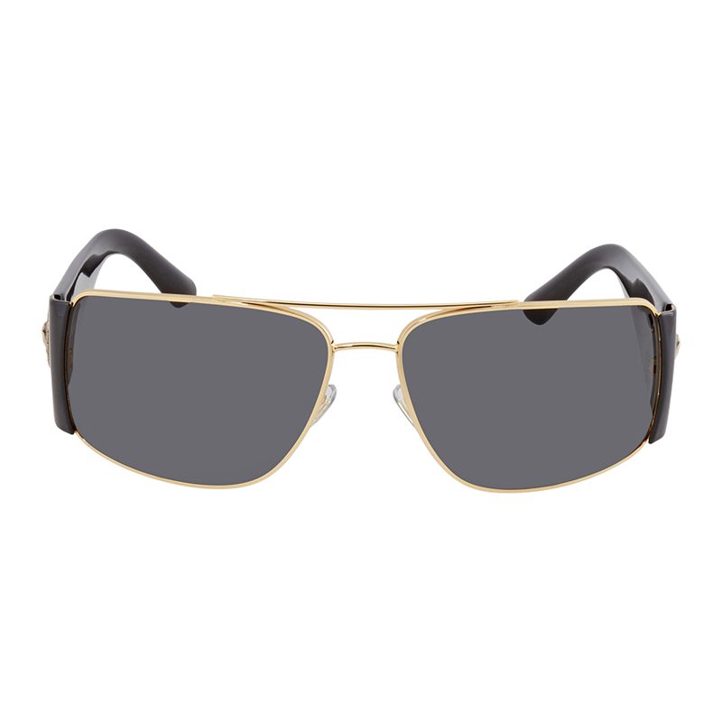 Grey Rectangular Mens Sunglasses VE2163 100287 63