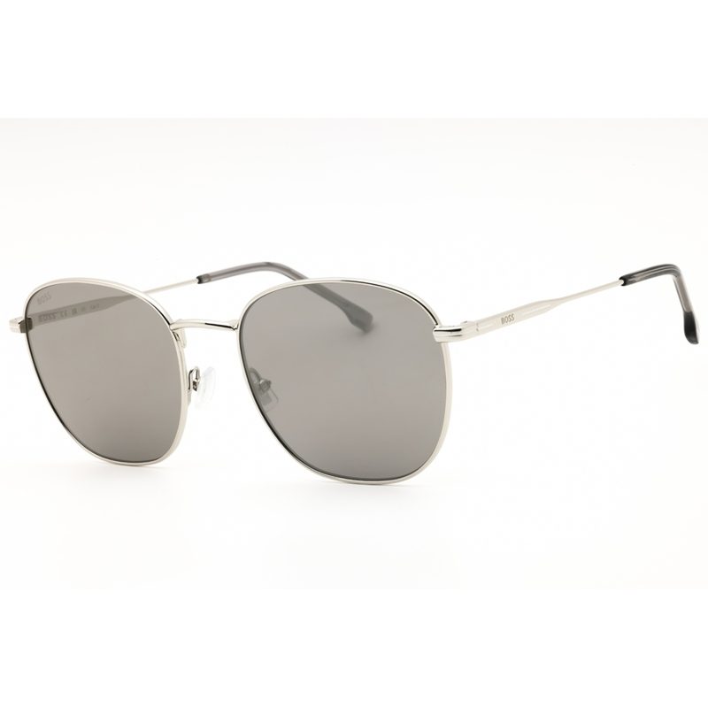 Hugo [보스] Silver Square Mens Sunglasses [보스] 1561/F/SK 0010/T4 57