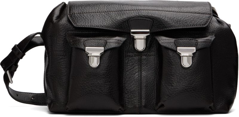Brown Medium Gear Glossy Vegetable Leather Bag 262646F048036