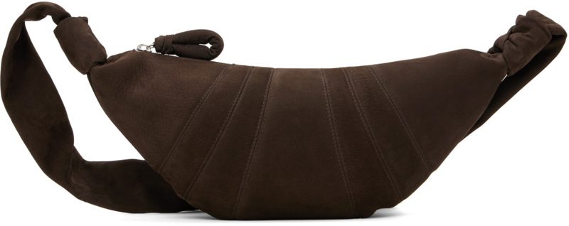 Brown Small Croissant Bag 262646M170009