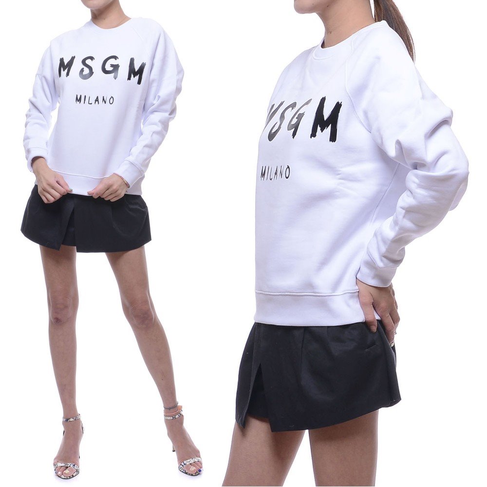19FW 여성 MSGM 로고 맨투맨 (2741MDM89_195799_01_19F)