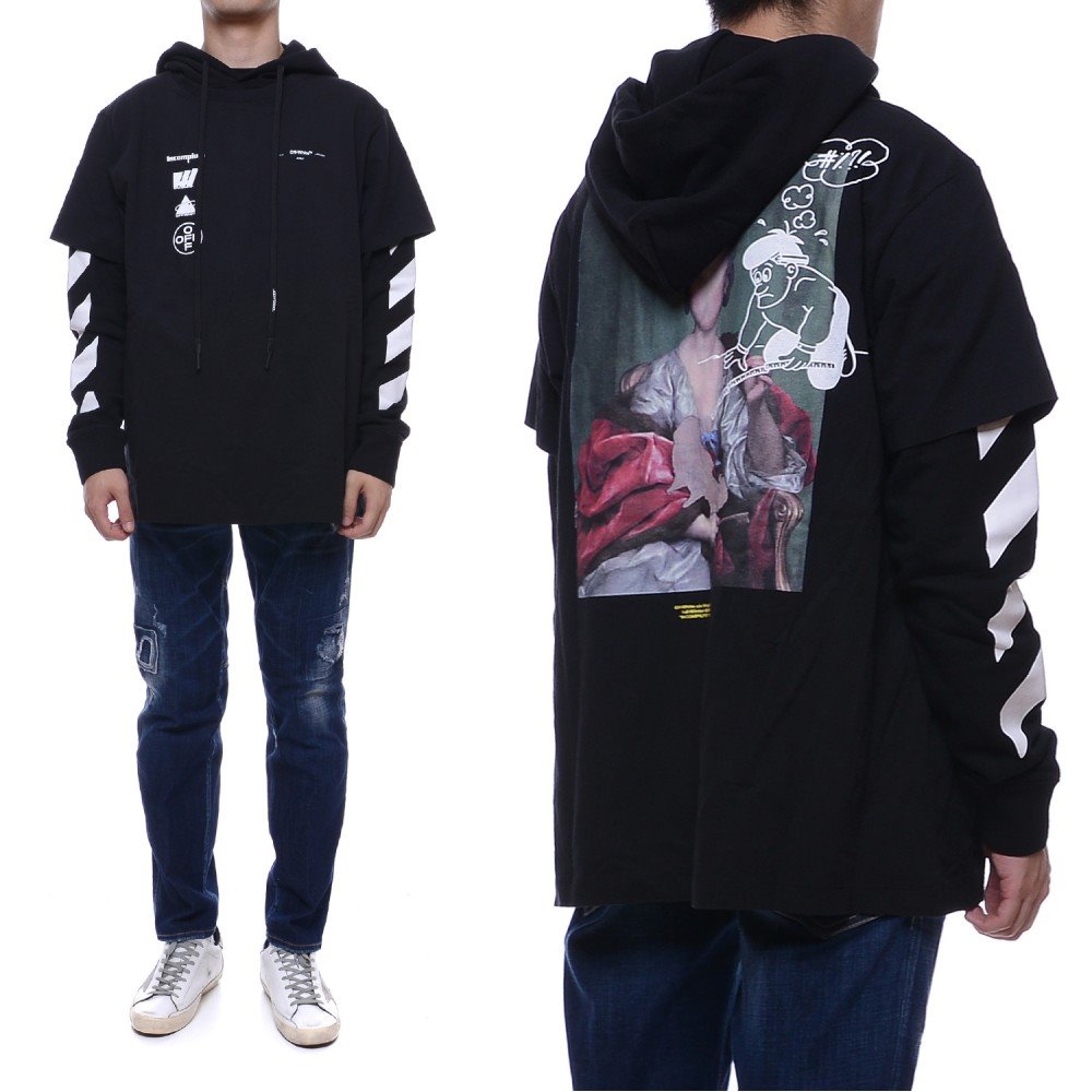 19FW 남성 마리아나 후드티셔츠 (OMAB033E19185005_1088_19F)