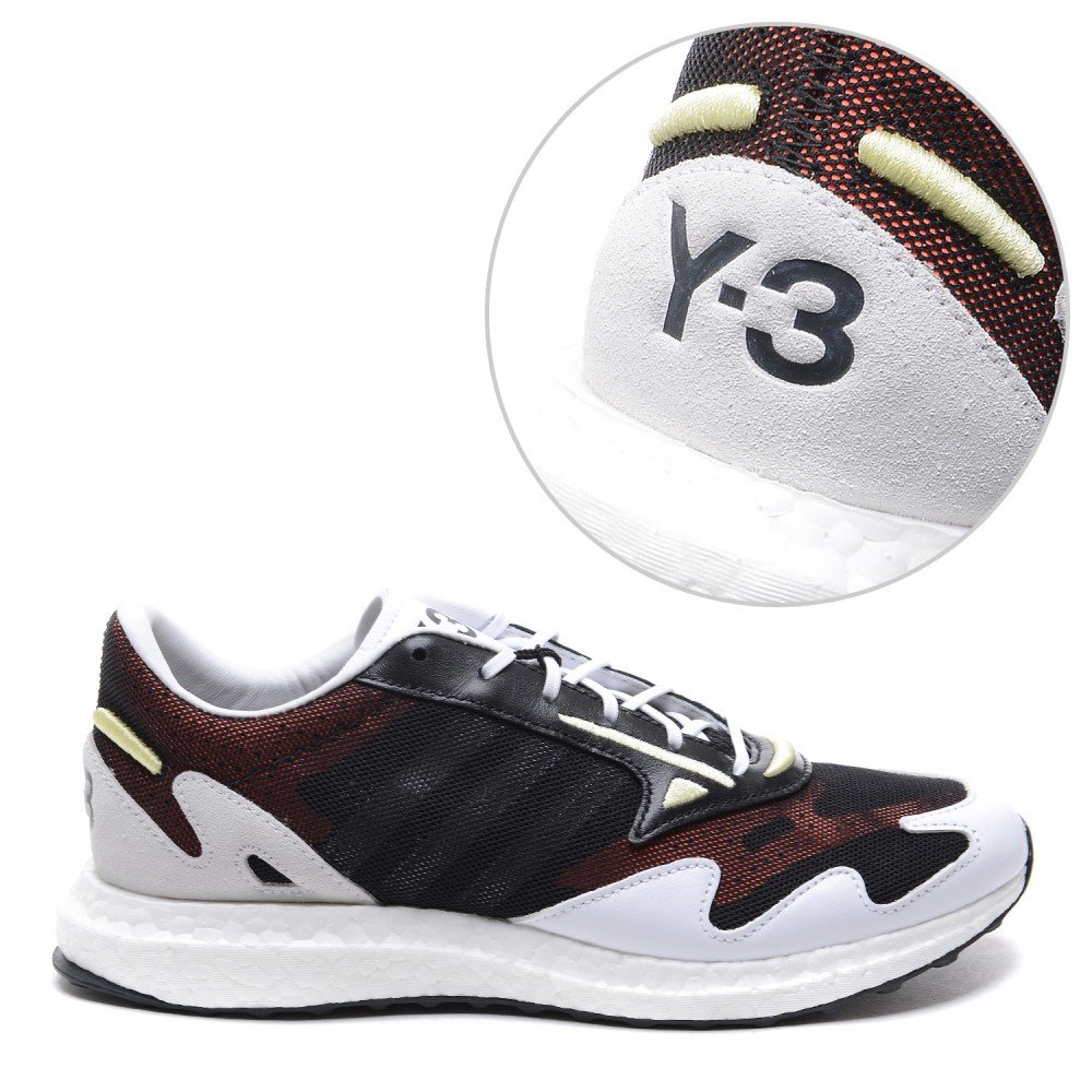 20SS 남성 Y-3 RHISU RUN 스니커즈 (FU9180_BLACK_WHITE_20S)
