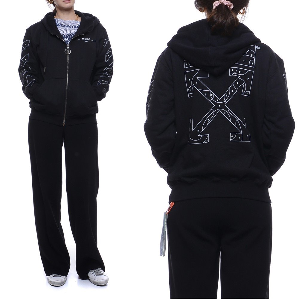 20SS 여성 애로우 후드 집업 (OWBE005S20FLE001_1001_20S)