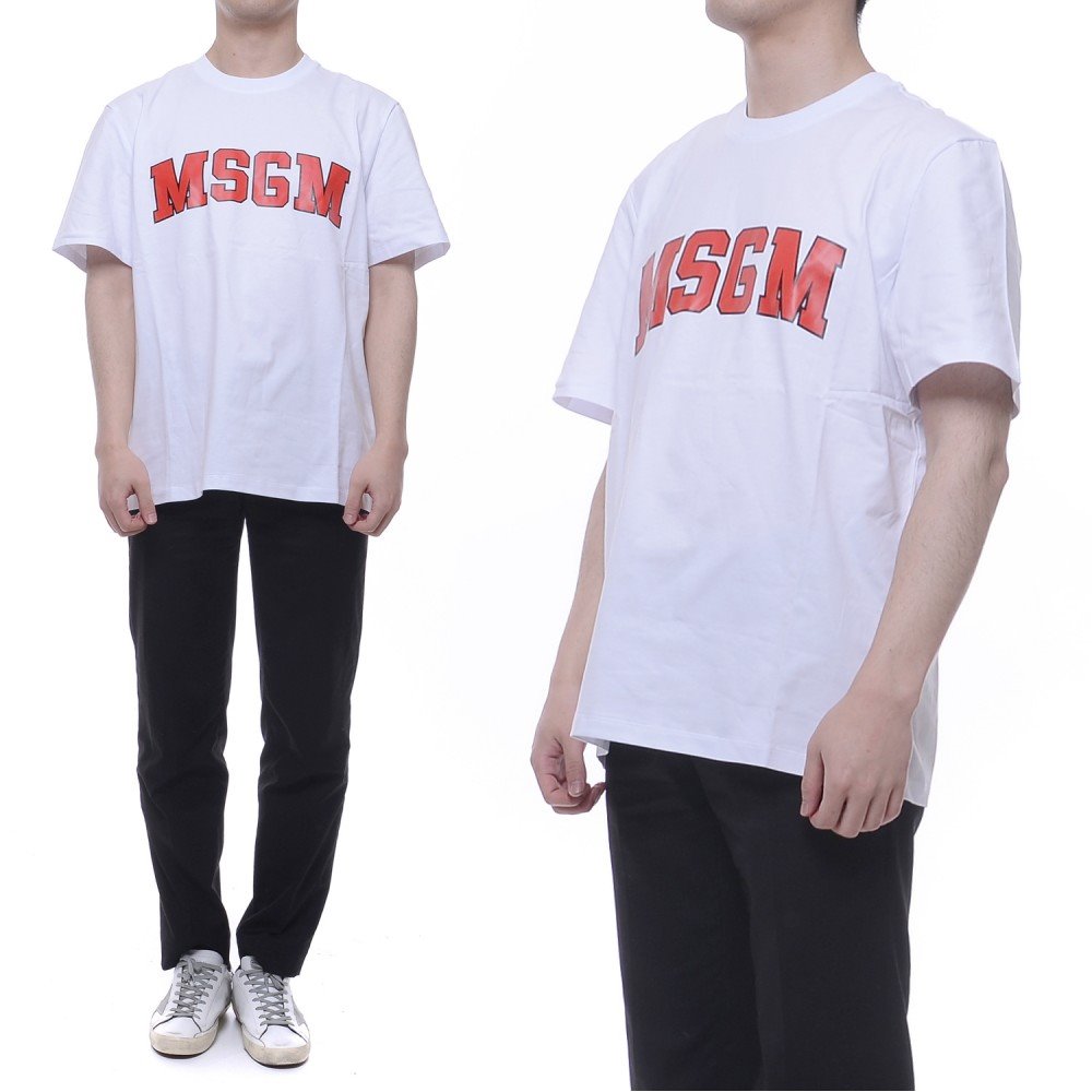 20SS 남성 COLLEGE 로고 반팔티 (2840MM86_207098_01_20S)