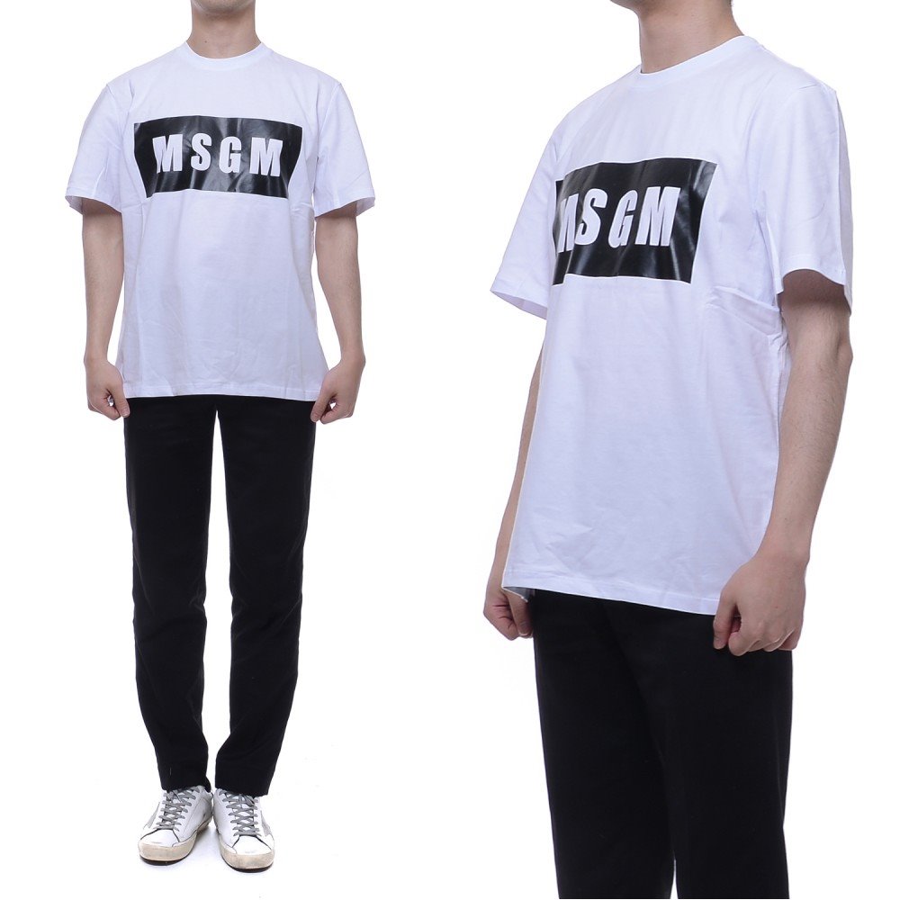20SS 남성 박스 로고 반팔티 (2840MM67_207098_01_20S)