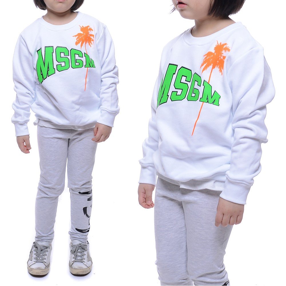 20SS MSGM 화와이안 야자수 맨투맨 스웨트셔츠 (022090_001_20S)