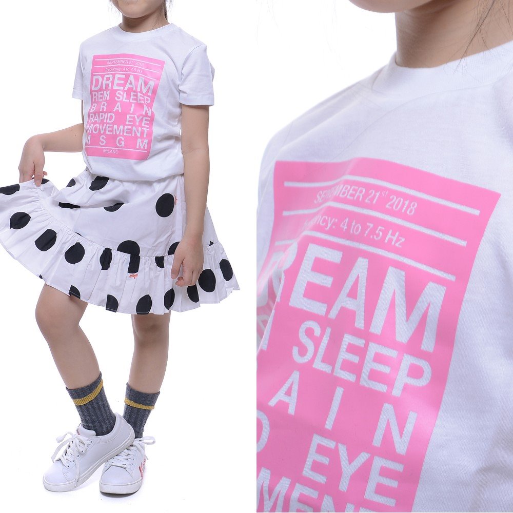 20SS MSGM 로고 프린트 반팔 티셔츠 (022122_001_20S)