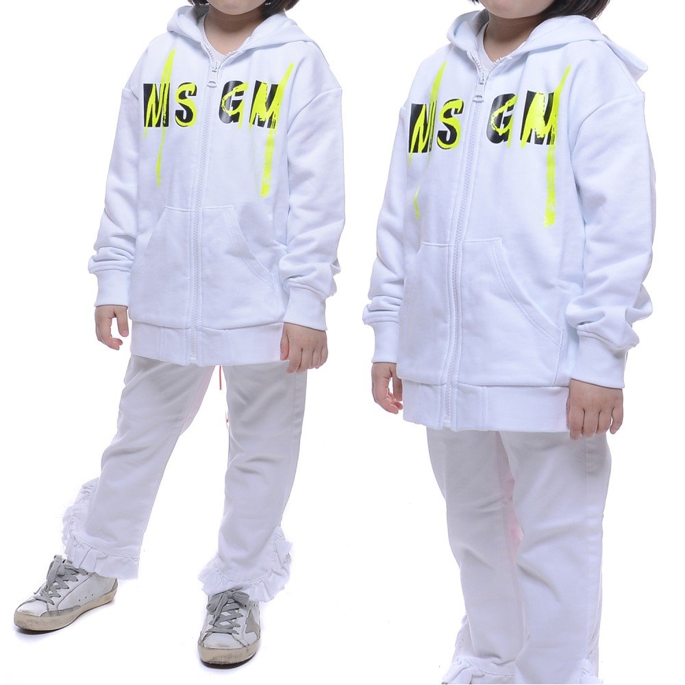 20SS MSGM 로고 후드집업 (022080_001_20S)