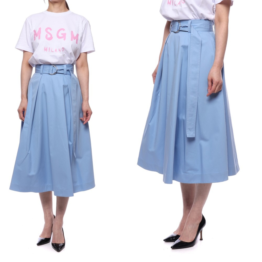 21SS 여성 A라인 벨트 스커트 (3041MDD01_217109_82_21S)