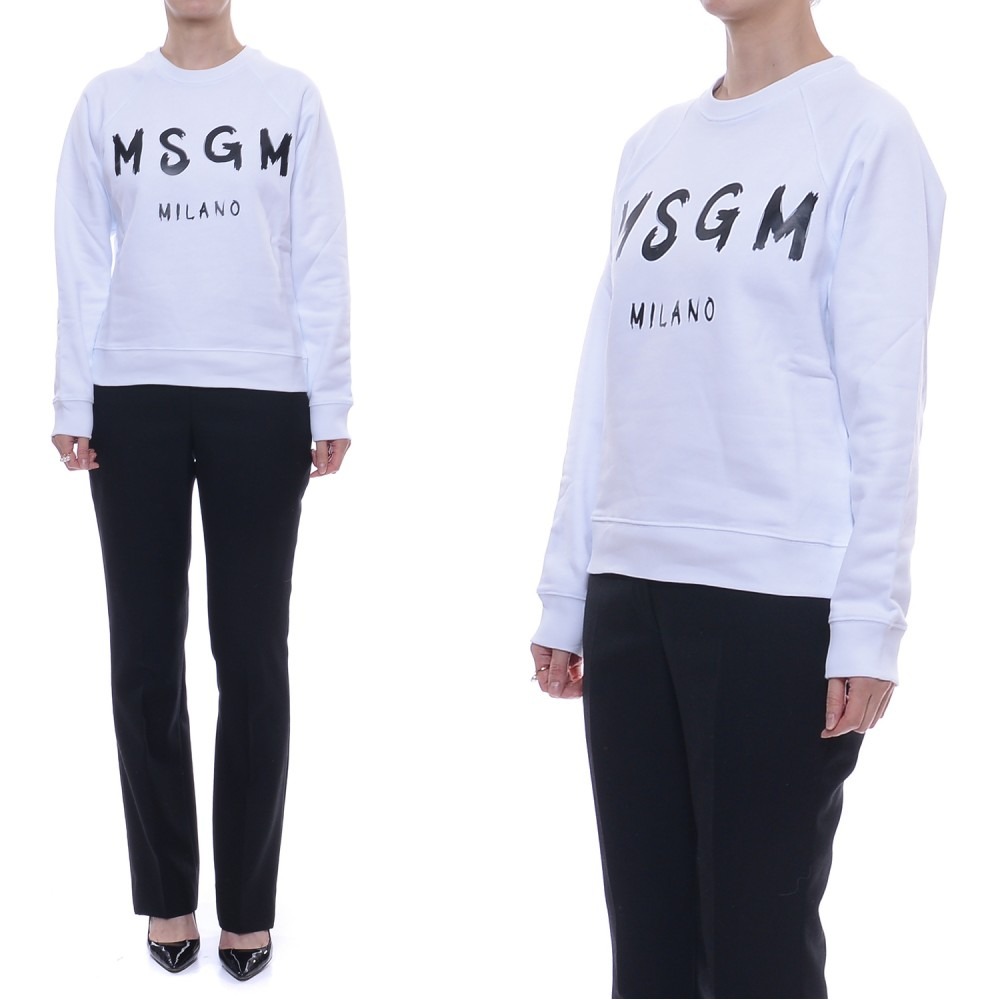 20FW 여성 MSGM 로고 맨투맨 (2941MDM89_207799_01_20F)