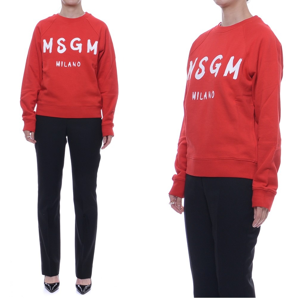 20FW 여성 MSGM 로고 맨투맨 (2941MDM89_207799_18_20F)