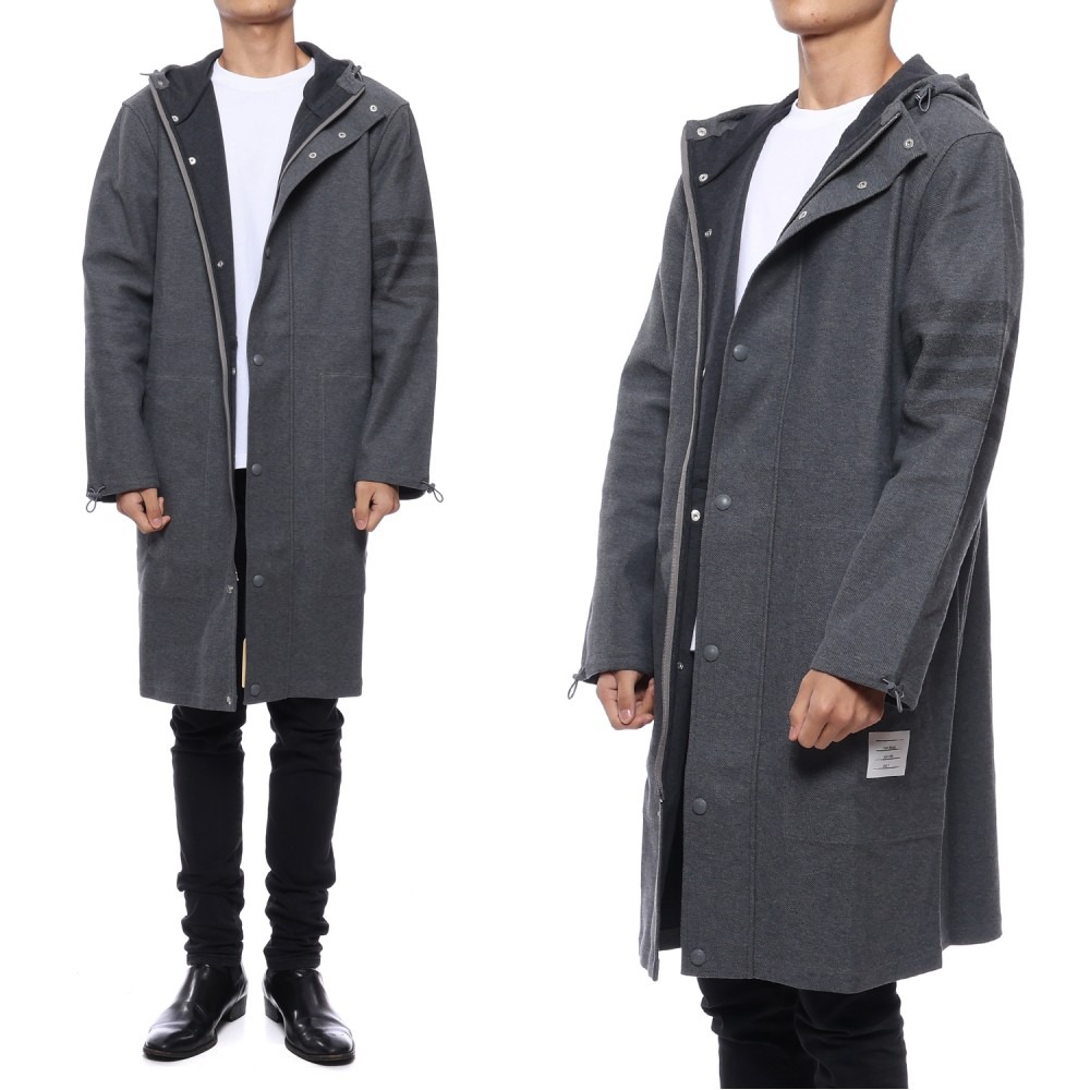 21FW 남성 사선 트윌 파카 코트 (MJT284A_06772_035_21F)