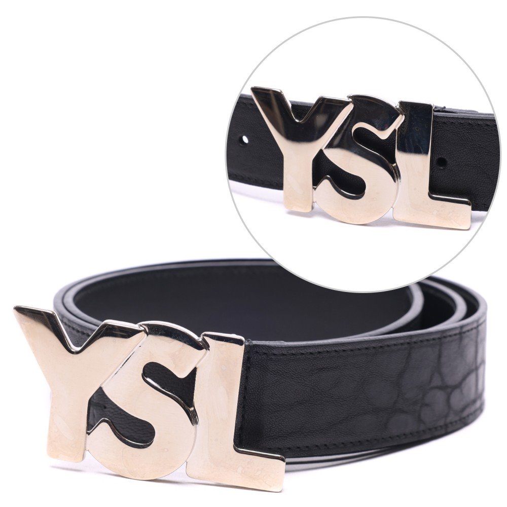 ★한정수량 판매★ 남성 YSL 로고 벨트 (274611_AEK0N_1000)