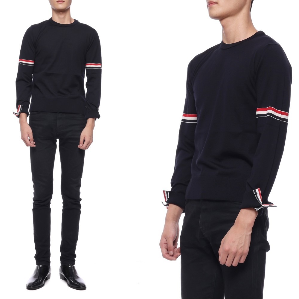 22FW 남성 RWB 암밴드 울 니트 (MKA412A_Y1014_415_22F)