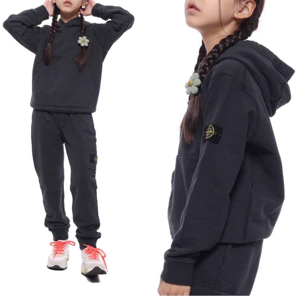 22FW 와펜 패치 후드티셔츠 (771661640_V0065_2_22F)