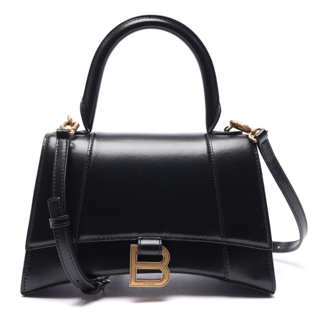 22FW 여성 HOURGLASS 스몰 토트숄더백 (593546_1QJ4M_1000_22F)