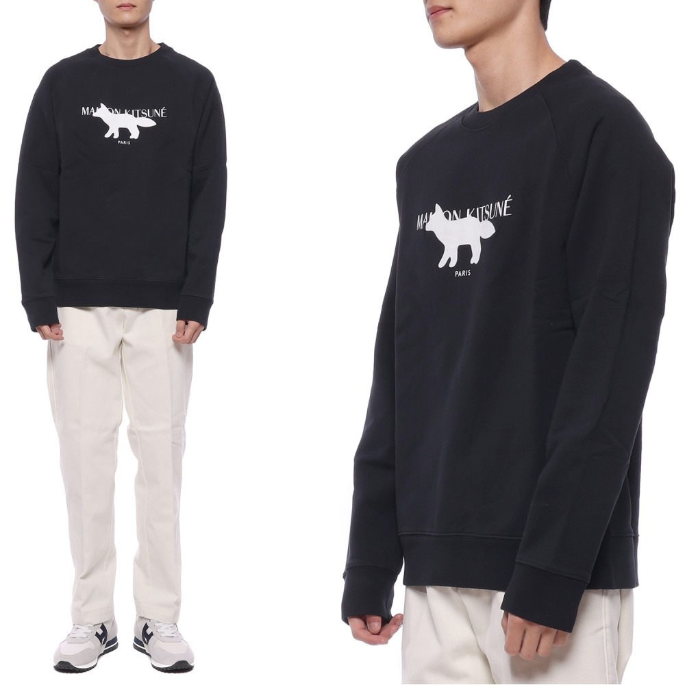 22FW 남성 폭스 스탬프 맨투맨 (JM00307KM0001_P199_22F)